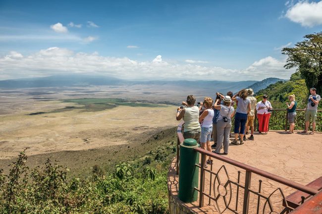 View over Ngorongoro Conservation Area